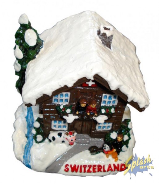Chalet suisse hiver