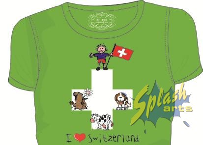 Swiss Flag grün 10