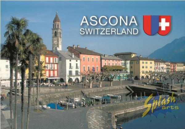 Postcard magnet of Ascona