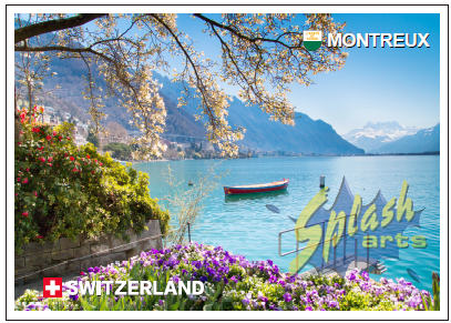 Postkarte – Montreux 1