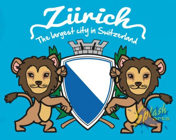 Zürich lion bleu 4