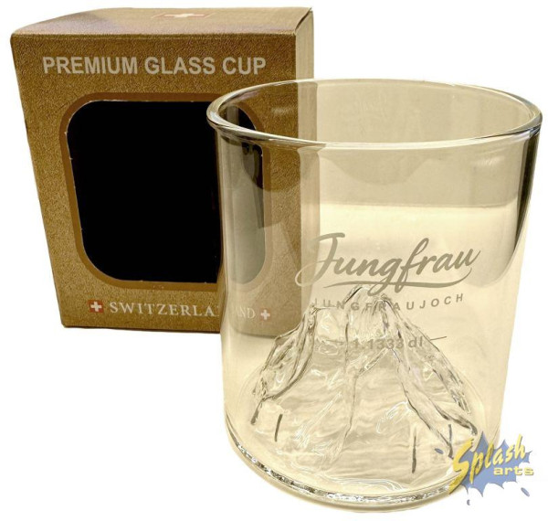 Glass Jungfrau (8.5x7.5cm)