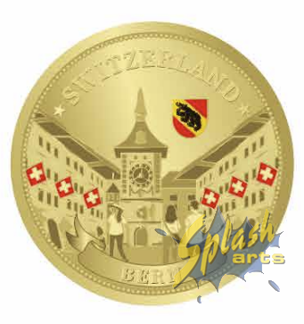 Pièce magnétique - or, Berne