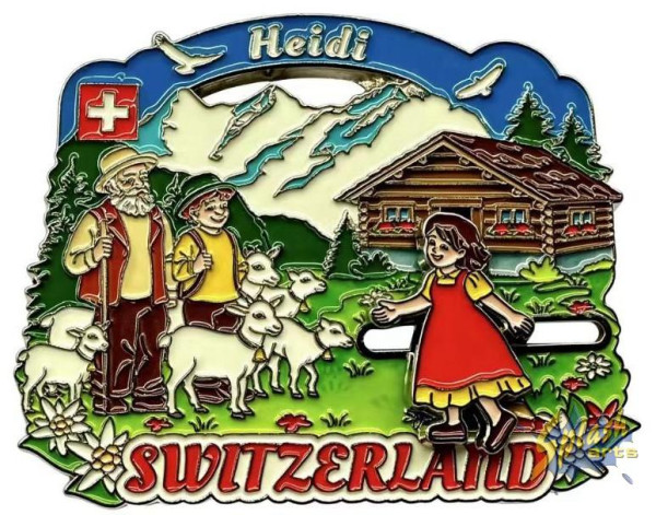 Aimant – Suisse, Heidi articulée