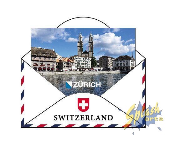 Zürich Kuvert Magnet