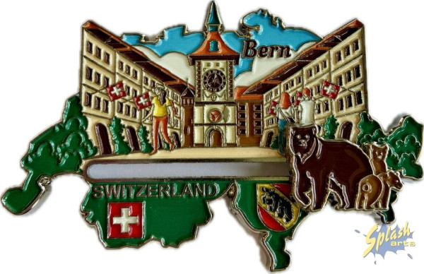 Aimant - Contour CH avec cintre lours