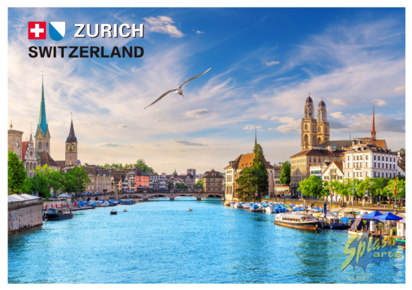 Aimant à images - Zurich, Limmat