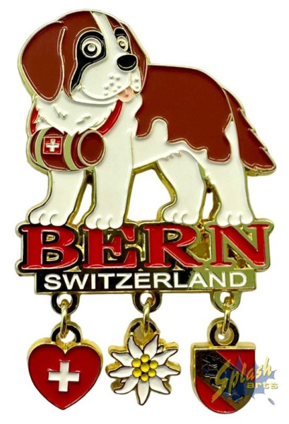 Metallmagnet - Swiss Bernhardiner Bern