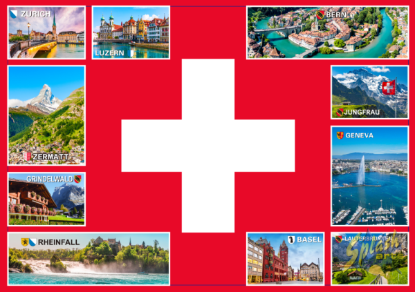 Picture Magnet - Switzerland Collage 6