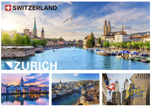 Carte postale – Zurich Collage 2