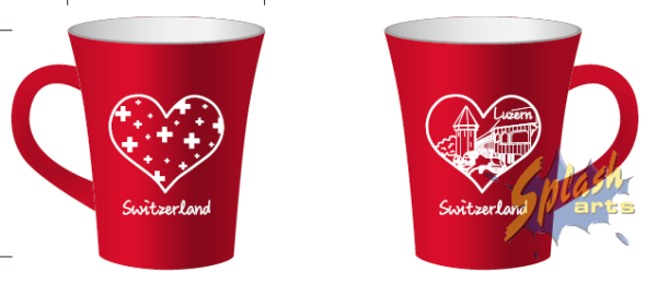 Espresso Tasse Herz Luzern