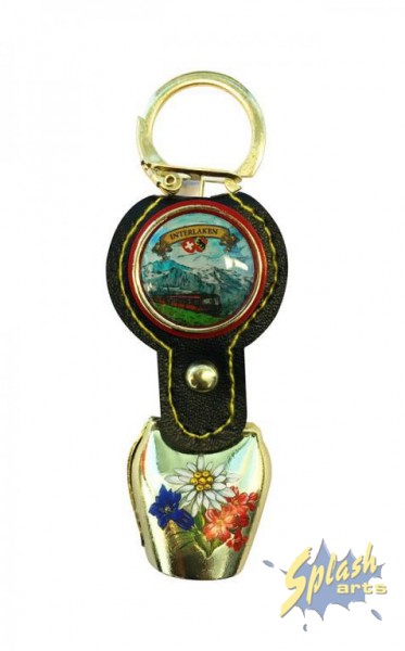 Schweizer Glocke Interlaken Key ring 3cm