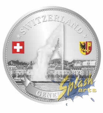 Pièce magnétique en argent, Genève