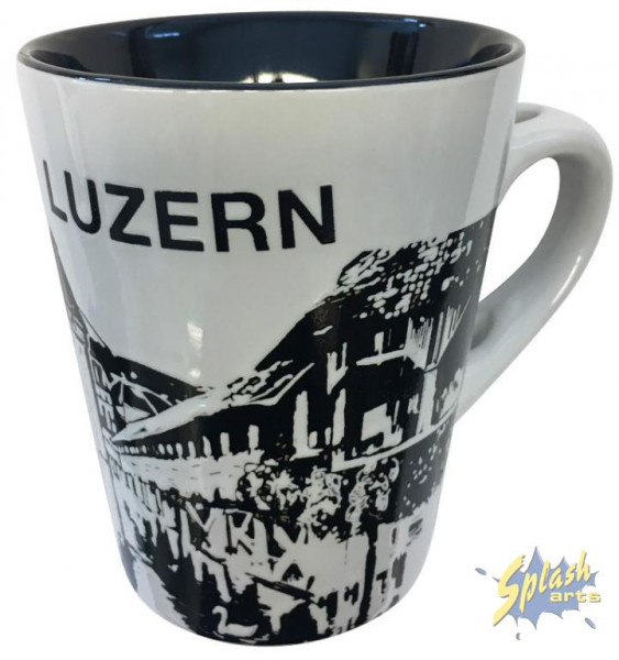 Tasse - Luzern Relief mit Löffel