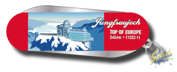 Taschenmesser - Schlüsselanhänger Jungfrau rot