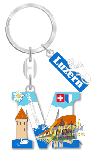 Schlüsselanhänger Luzern – M