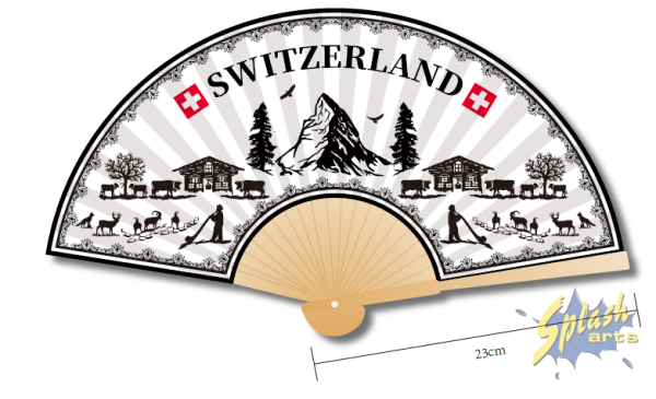 Hand fan - paper cutting