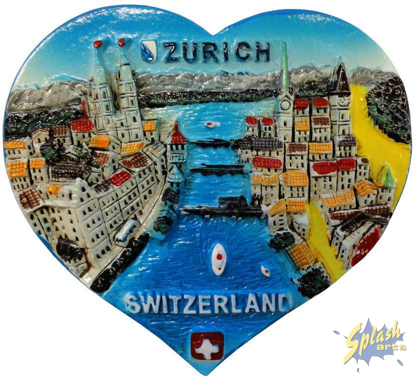 Zurich panorama Swiss Souvenirs Splash Arts AG