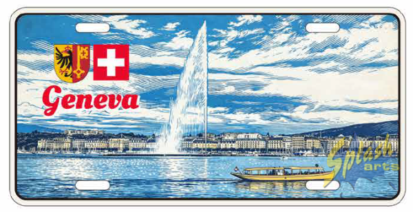 Magnet - License Plate Vintage - Genf 1