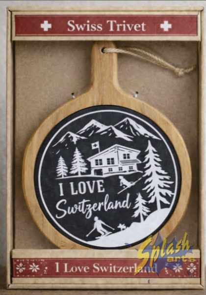 Untersetzer - I Love Switzerland