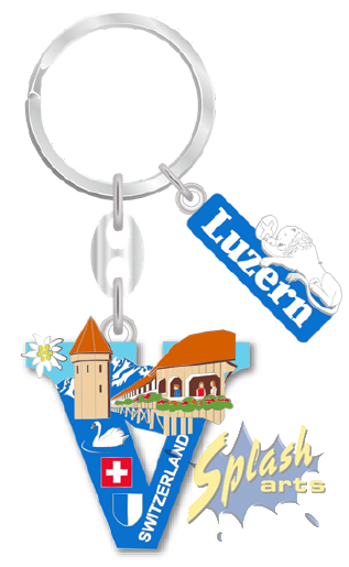 Lucerne Keyring – V
