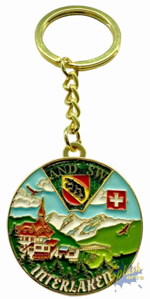Schlüsselanhänger - drehbar Interlaken Motive
