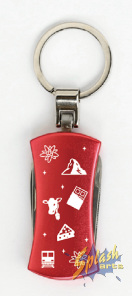 Porte-clés - Multitool Rouge