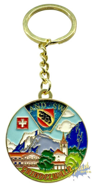 Porte-clés - motifs rotatifs de Grindelwald