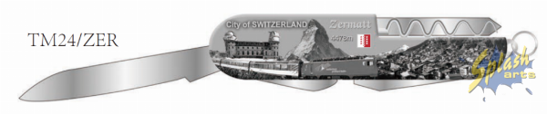 Couteau de poche - Zermatt argent
