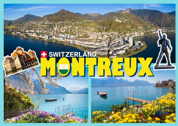 Aimant photo - Montreux Collage