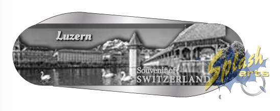 Pocket knife - key ring Lucerne silver small