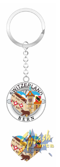 Porte-clés - Berne tournante