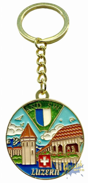 Schlüsselanhänger - drehbar Luzern Motive