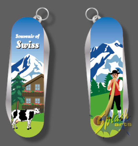 Pocket knife - key ring Switzerland