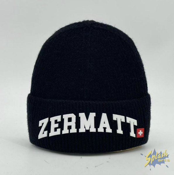 Wintermütze - Zermatt, Schwarz