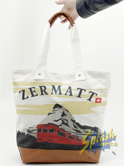 Sac fourre-tout - Fond en PU, Zermatt