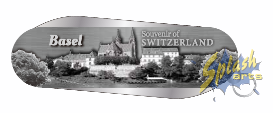Pocket knife - key ring Basel silver small