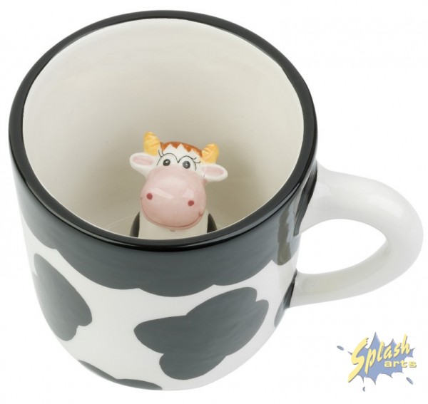 Mug b/w with cow