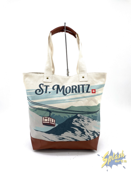 Tote Bag - PU bottom, St. Moritz