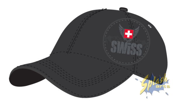 Swiss fly schwarz Cap