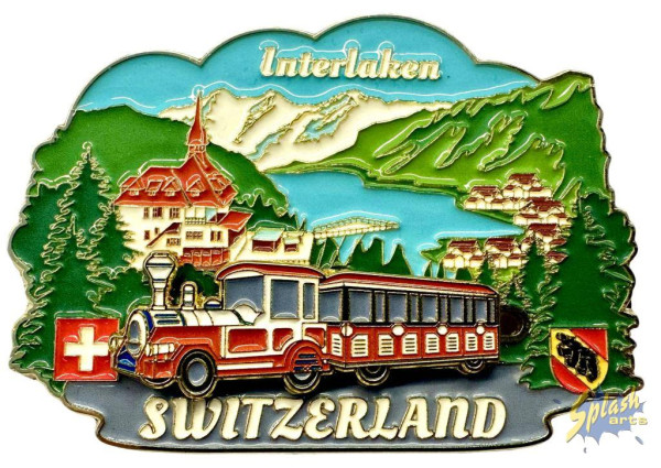 Magnet - Interlaken avec train, mobile