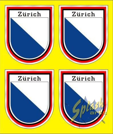 Zürich Banner klein Stickers