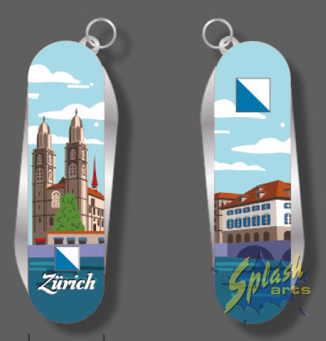 Couteau de poche - porte-clés Zurich