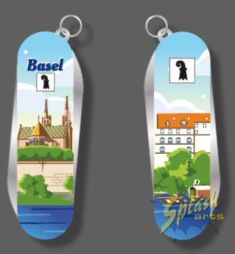 Couteau de poche - porte-clés Bâle