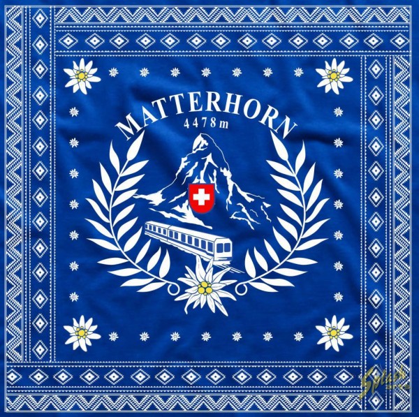 dishcloth Matterhorn blue