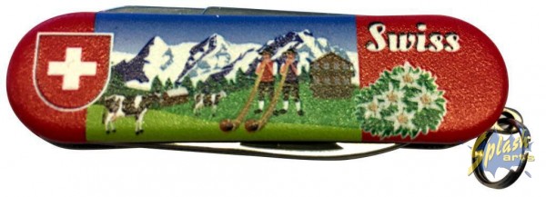 pocket-Knife Switzerland picture red