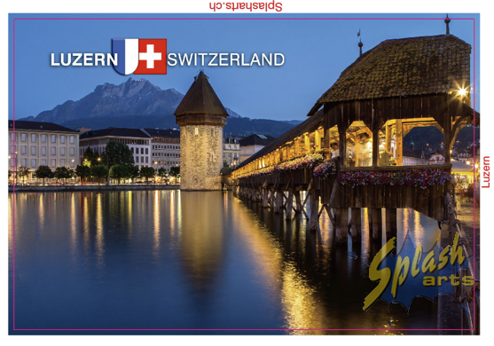 Aimant photo - Lucerne, Pont de la Chapelle