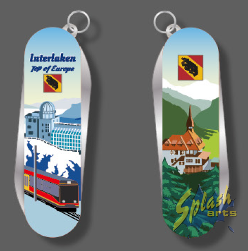 Couteau de poche - porte-clés Interlaken