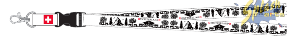 Swiss lanyard papercut