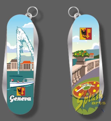 Couteau de poche - porte-clés Genève
